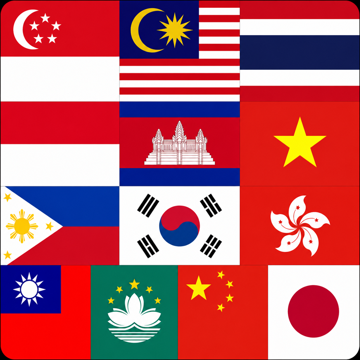 Asia Pacific coverage